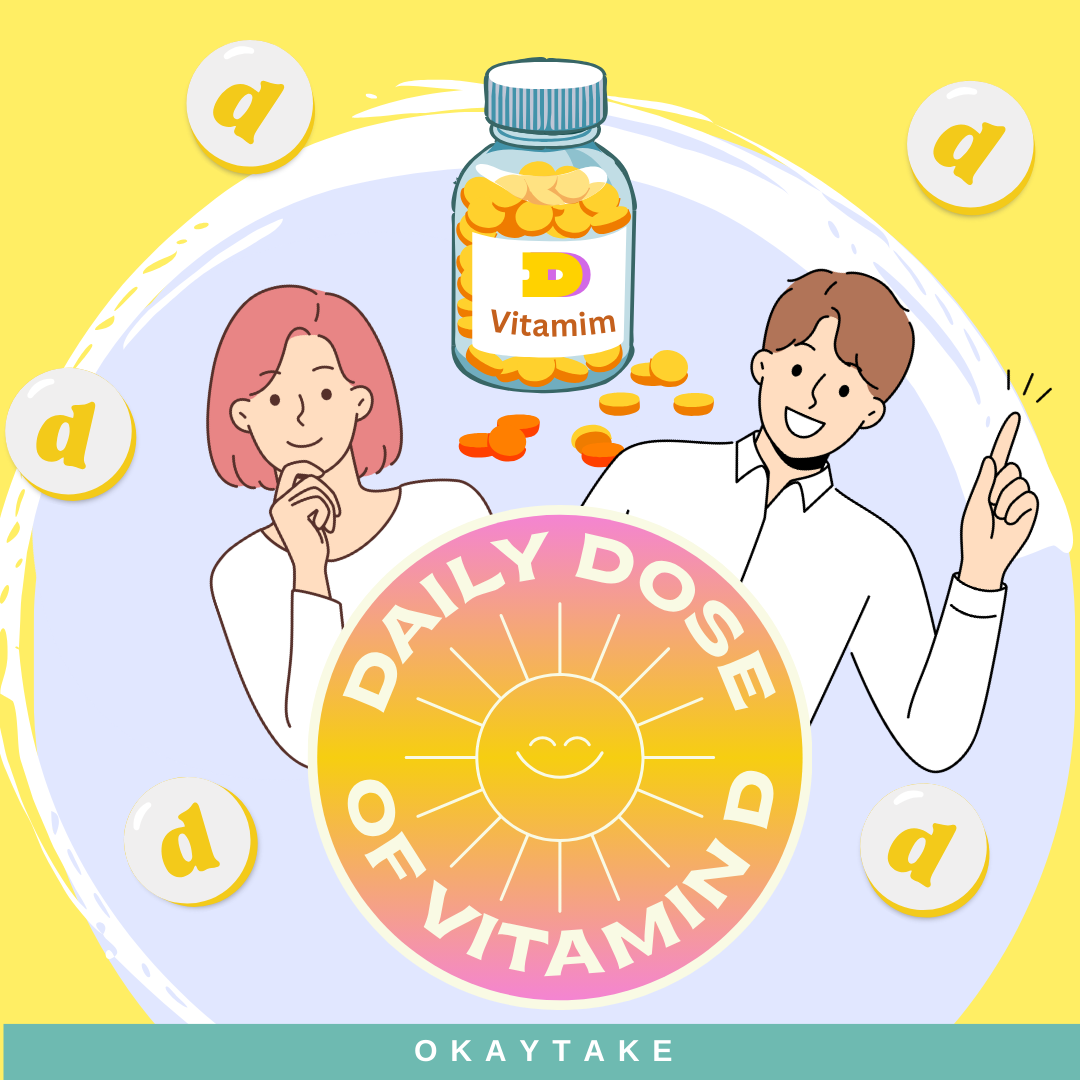okaytake建議維生素Ｄ可以使用保健食品來補充